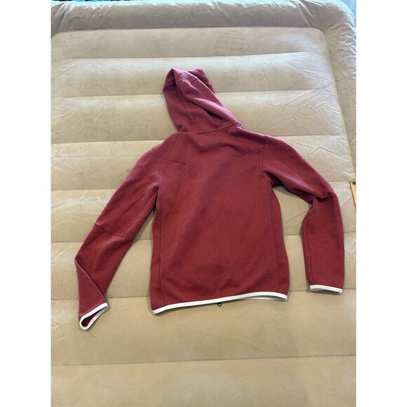Nike Men’s Small Red Blue Tech Fleece Hoodie Full Zip Jacket - Picture 8 of 9
